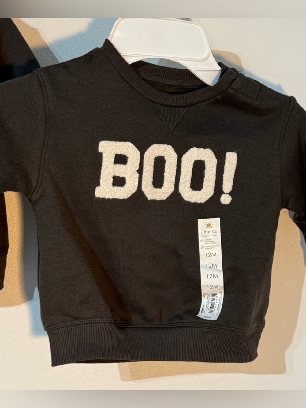Little Co. by Lauren conrad Baby 'BOO!' Pullover Sweatshirt & “trick or treat “ - Picture 2 of 3